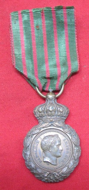  French Napoleonic Wars Veteran Saint Helena Medal — image 2