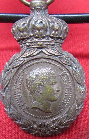  French Napoleonic Wars Veteran Saint Helena Medal — image 3