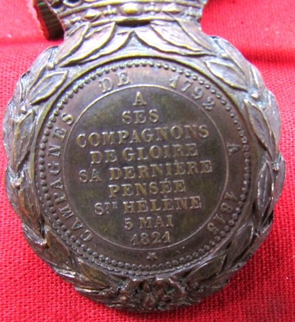  French Napoleonic Wars Veteran Saint Helena Medal — image 4