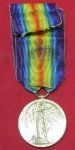 British WWI Victory Medal, South African Soldier, S.A.S.C.