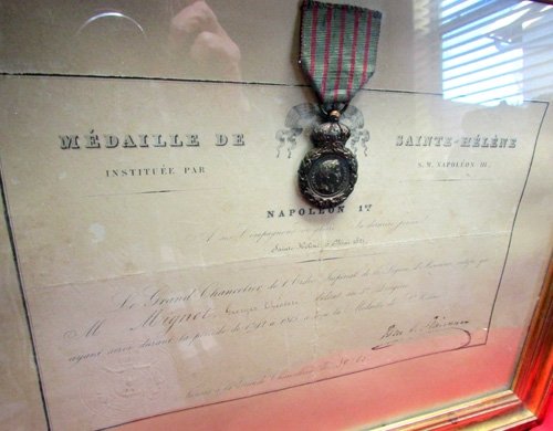  French Napoleonic War St Helena Medal & Document, 5th Dragoons Veteran — image 3