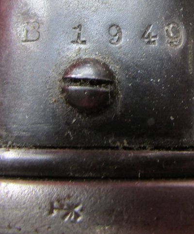  Argentine M1891 Mauser Bayonet, Brass Handle, WKC Mfg — image 9