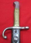 Argentine M1891 Mauser Bayonet, Brass Handle, WKC Mfg