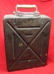 German WWII Mortar Round Transport Box, Field Recovered