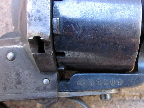  French Civil War Era, 1854 Model Lefaucheux Pinfire Pistol, 12mm — image 5