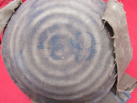  US Civil War-Indian Wars Issue Bullseye Canteen, Canvas Strap — image 5