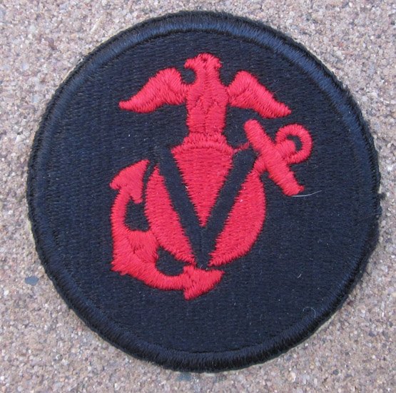  US WWII USMC SSI, Vth Marine Brigade, WWI Style Patch — image 2