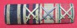 German WWI 4 Place Ribbon Bar