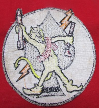  US Vietnam War Era Jacket Patch, Armed Devil — image 3