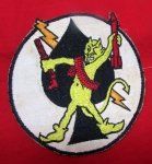 US Vietnam War Era Jacket Patch, Armed Devil