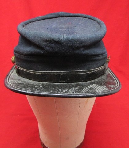  US Indian Wars Era, Army M1889 Forage Cap, Identified — image 2