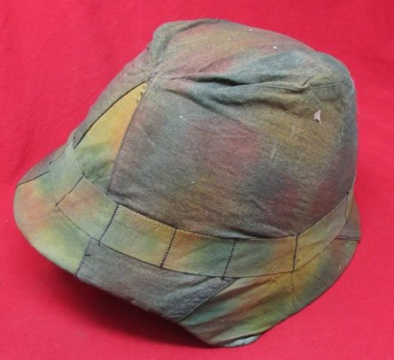  Swiss WWII-Cold War Era M18-40 Steel Helmet & Camouflage Cover — image 3