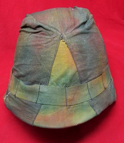  Swiss WWII-Cold War Era M18-40 Steel Helmet & Camouflage Cover — image 4