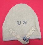 US WWI T-Handle Shovel Cover, A.E.L. Co. 8-18, Storage Wear