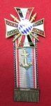 German Imperial Era, Bavarian Colonial & Navy Troops Veterans Badge, …