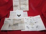 US WWI Identified Ephemera Lot, 3rd Division AEF, Utah Soldier