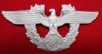 German WWII EM Police Shako Eagle Plate, ASG