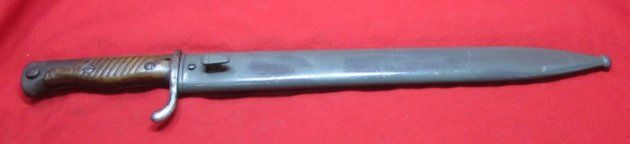  German WWI S98/05 Butcher Bayonet, 1920 Re-Issue, Bavarian Proof, 1917 — image 2