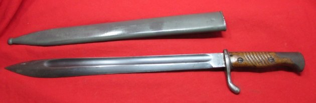  German WWI S98/05 Butcher Bayonet, 1920 Re-Issue, Bavarian Proof, 1917 — image 6