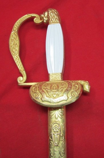  Honduran Military School Sword, German Made, W.K.C. — image 2