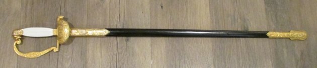  Honduran Military School Sword, German Made, W.K.C. — image 6