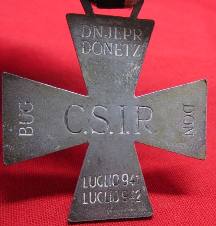  Italian WWII Russian Front Commemorative Medal, 'The Snow Cross' — image 3