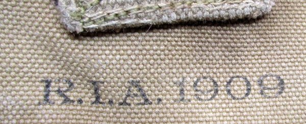  US Pre WWI Canvas T-Handle Shovel Cover, RIA 1909 — image 5