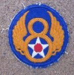 US WWII Army SSI, 8th Air Force