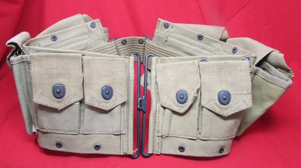  US WWI BAR 2nd Assistant Gunner's Belt, Plant Brothers 1918 — image 2