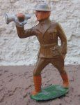 US 1930's-50's Barclay Dimestore Soldier, 709 Bugler