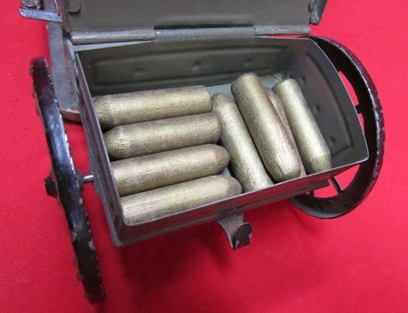  Post WWI, German mfg, US or British Toy Artillery Cannon & Limber — image 3