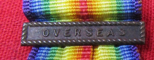  US WWI Navy Victory Medal, Miniature with Overseas Clasp — image 3