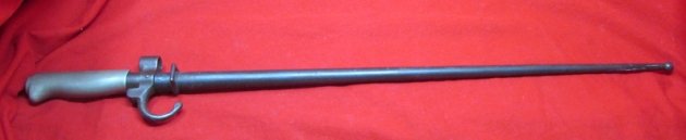  French WWI 1886 Lebel Rifle Bayonet Hooked Guard, Early Mfg — image 2