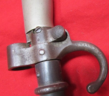  French WWI 1886 Lebel Rifle Bayonet Hooked Guard, Early Mfg — image 5
