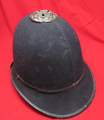  British WWII Cheshire Constabulary Police Helmet, Dated 1935 — image 4
