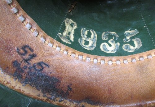  British WWII Cheshire Constabulary Police Helmet, Dated 1935 — image 7