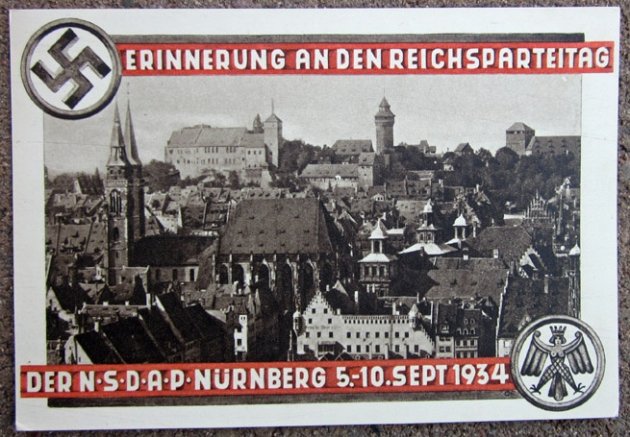  German WWII Postcard, Reichsparteitag 1934 — image 2