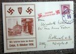 German WWII Postcard, Sudentenland 1938, Liepa Czechoslovakia