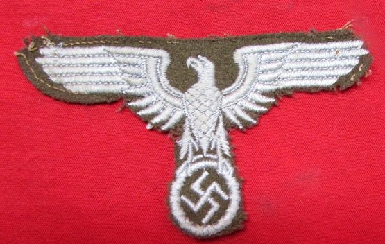  German WWII Eastern People's Sleeve Eagle, RMBO, Hold Mendoza — image 2