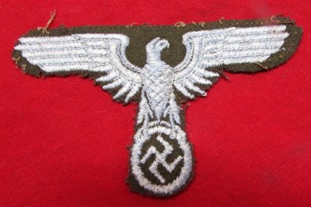  German WWII Eastern People's Sleeve Eagle, RMBO, Hold Mendoza — image 3