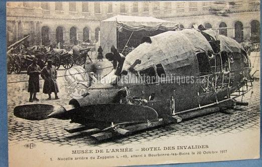  French WWI, Zeppelin L-49 Engine Nacelle, Invalides — image 2