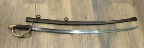  US Civil War M1860 Cavalry Sword, 1863 Manufacture — image 3
