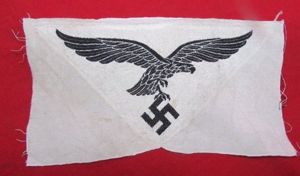 German WWII Luftwaffe Sports Shirt Eagle, Small Pattern