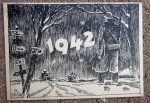 German WWII Feldpost Postcard, Christmas 1942, Russia