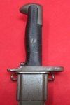 US WWII M1905/42 16 Inch Bayonet & Scabbard, AFH 1942,