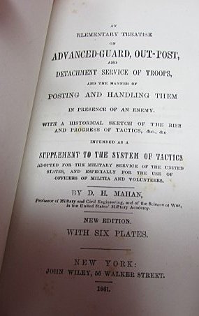  US Civil War Book,  Advanced Guard, Out Post, D.H. Mahan, 1861 — image 3