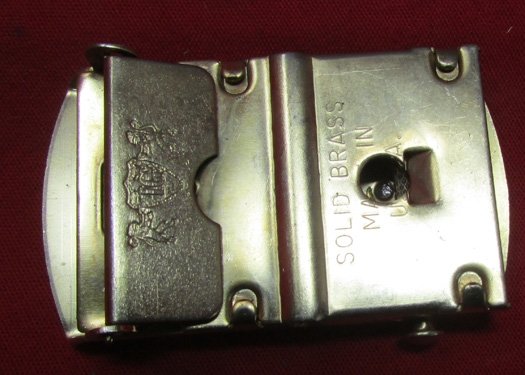  US Cold War Era, Submarine USS West Virginia  SSBN 736 , Crew Souvenir Buckle — image 4