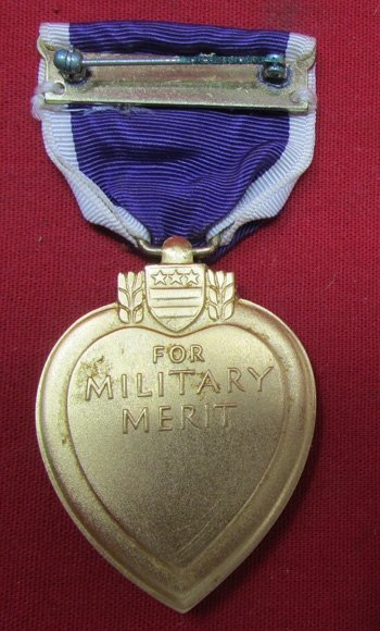 US WWII Purple Heart Medal, Slot Brooch — image 4