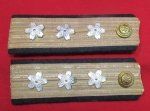 Japanese WWII Imperial Navy Full Admiral Shoulder Straps, Pair