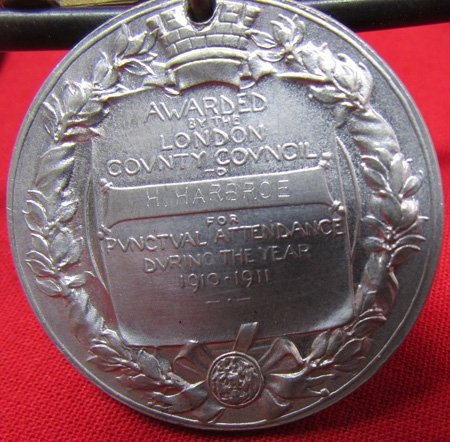  British Pre WWI, King's Attendance Medal, 1911, Named — image 6